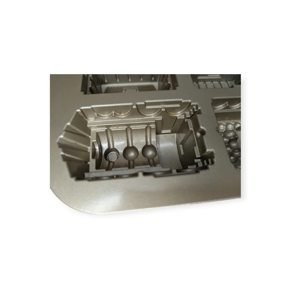 Nordic Ware 3D Railroad Train Cake or Cupcake Pan 5 Cups